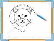 vẽ con sư tử